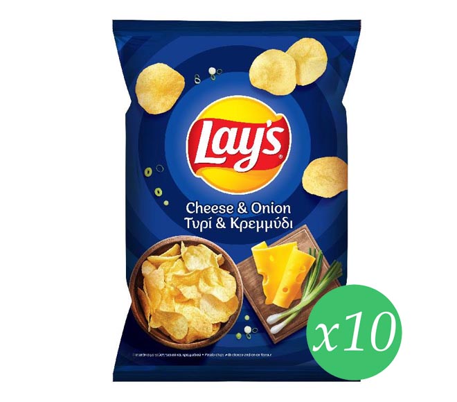 LAYS 10-pack cheese & onion 42g