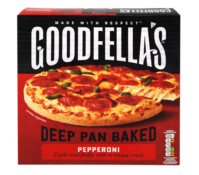 GOOD FELLAS Pizza pepperoni 411g – deep pan baked