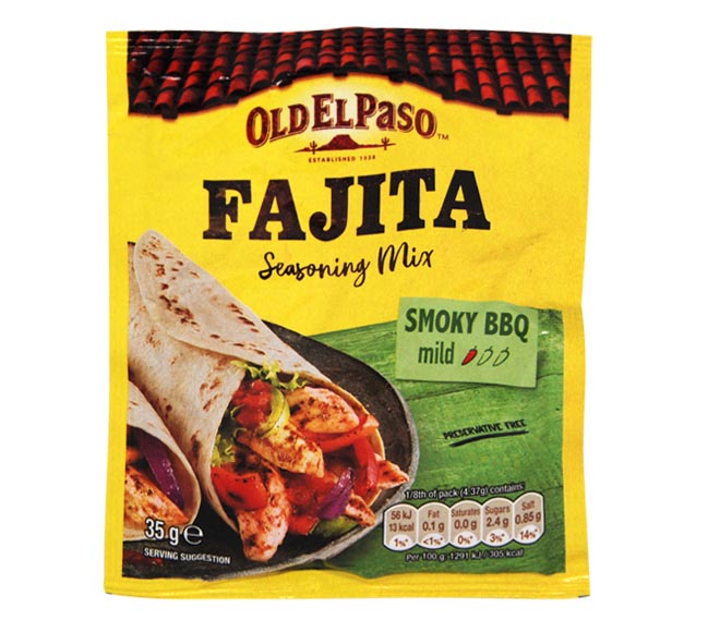 OLD EL PASO Seasoning Mix for Fajitas 35g – smoky BBQ (mild)