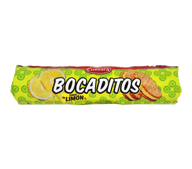 CUETARA Bocaditos sandwich biscuits 150g – Lemon