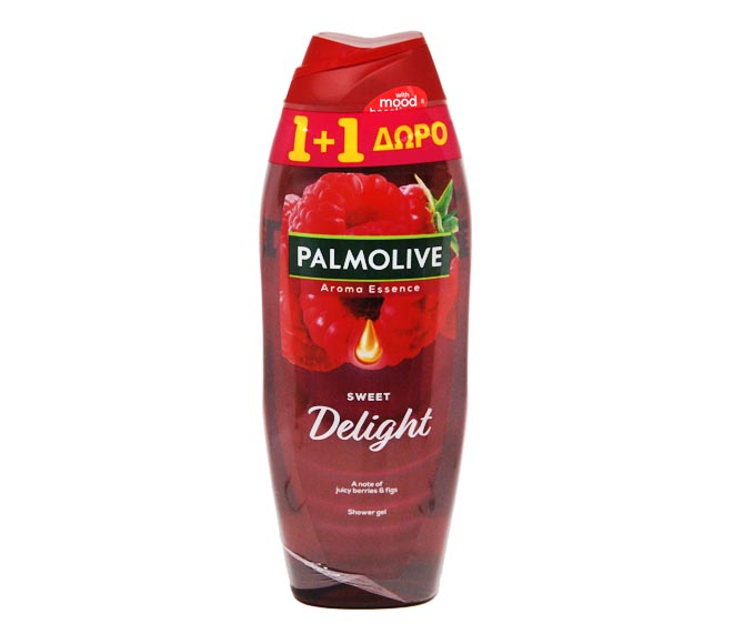 PALMOLIVE Naturals shower & bath cream 650ml – Juicy Berries & Figs (1+1 FREE)