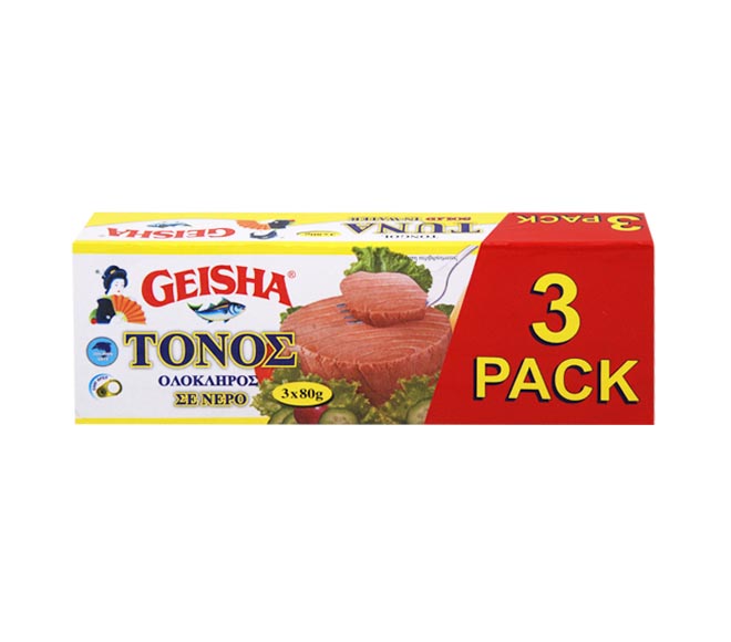 GEISHA tuna solid in water 3 X 80g