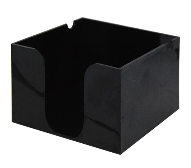 ECOM cube paper holder 98mmX98mmX64mm – black