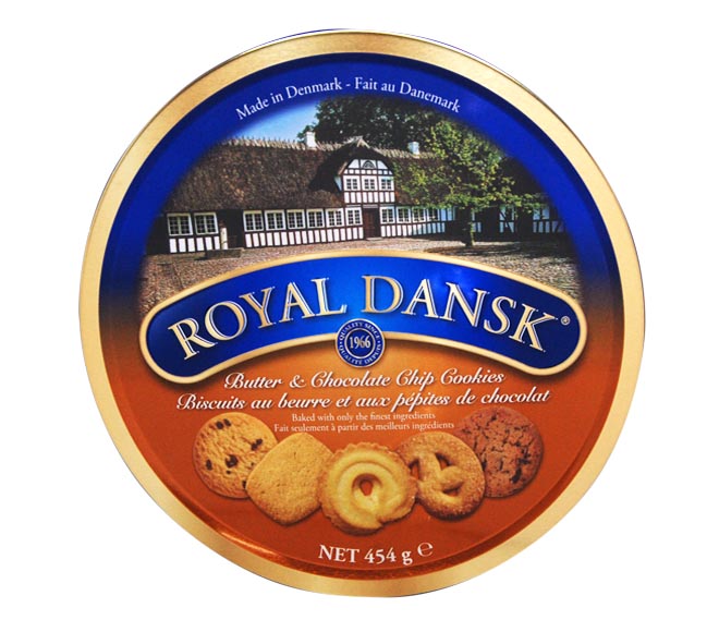 ROYAL DANSK Danish Butter Cookies 454g – Chocolate