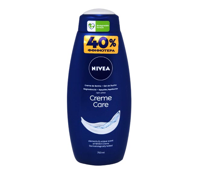 NIVEA shower cream 750ml – Cream Care (-40% OFF)