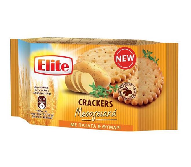 ELITE crackers 105g – Potato & Thyme