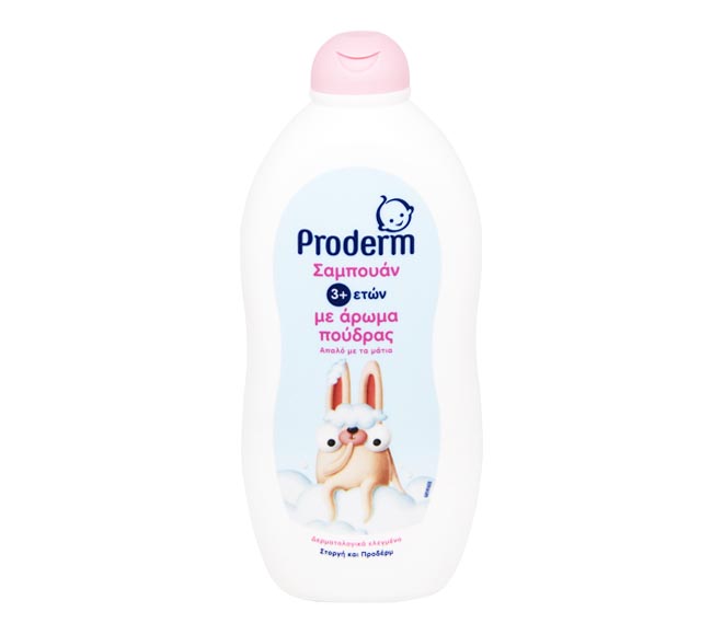 PRODERM shampoo 500ml 3+ years – with powder scent