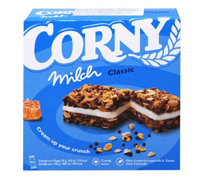 CORNY bar Milk 4X30g – Classic