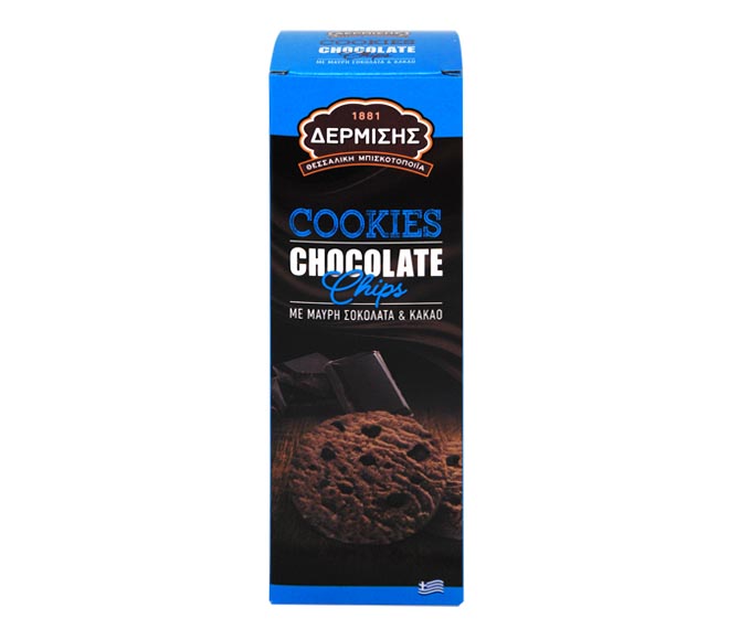 DERMISIS cookies chocolate chips 175g – Dark Chocolate & Cocoa