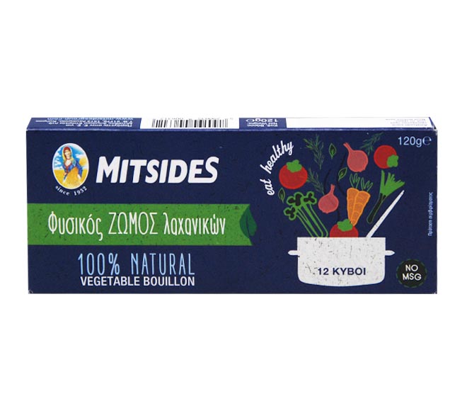 stock MITSIDES cubes vegetable (12pcs) 120g