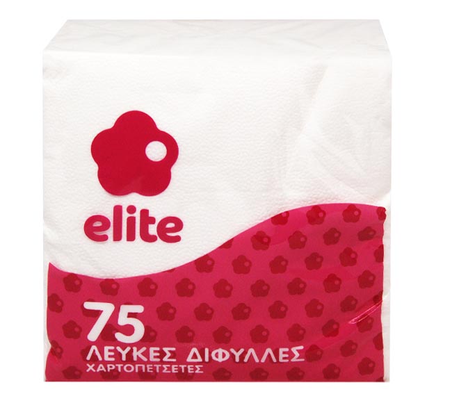ELITE napkins 2ply 75pcs 33cm x 33cm
