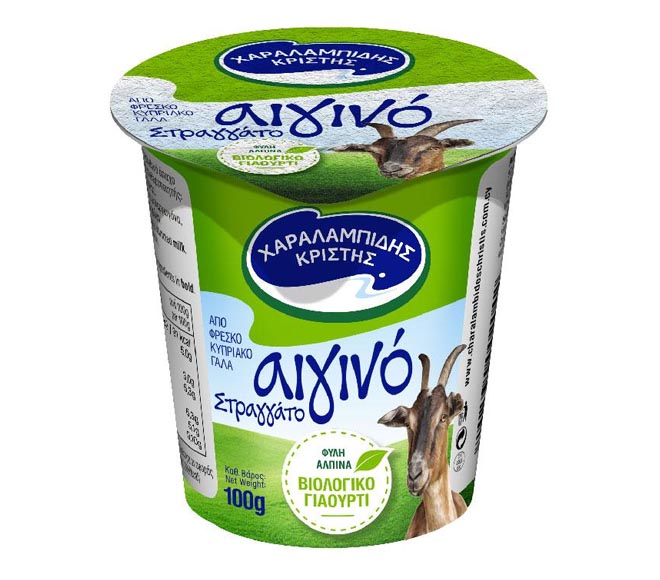 yogurt CHAR. CHRISTIS Organic Goat’s Straggato 100g