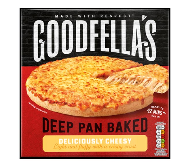 GOOD FELLAS Pizza delicioucly cheesy 421g – deep pan baked