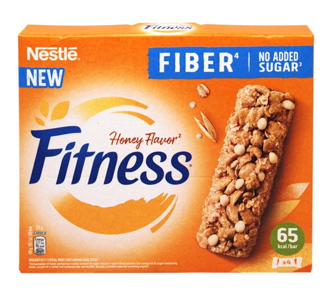 NESTLE Fitness fiber bars honey flavor 4X20g