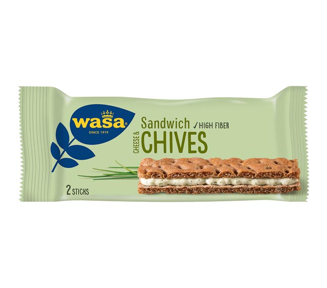 WASA High Fiber Sandwich 37g – Cheese & Chives