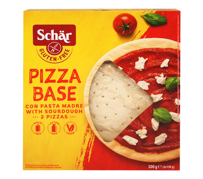 SCHAR Gluten Free Pizza Base 300g (2pcs x 150g)