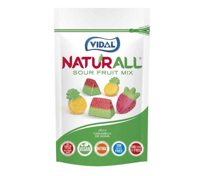 VIDAL Naturall Sour Fruit Mix 180g