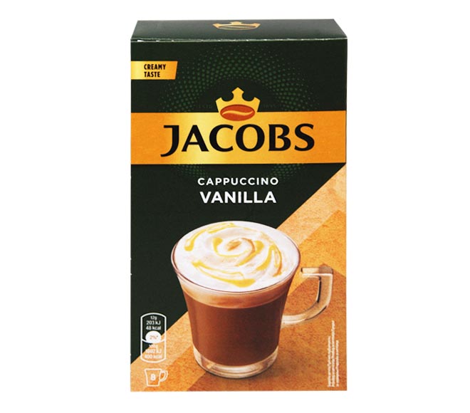 sachets JACOBS cappuccino 8 x17,8g 142.4g – Vanilla