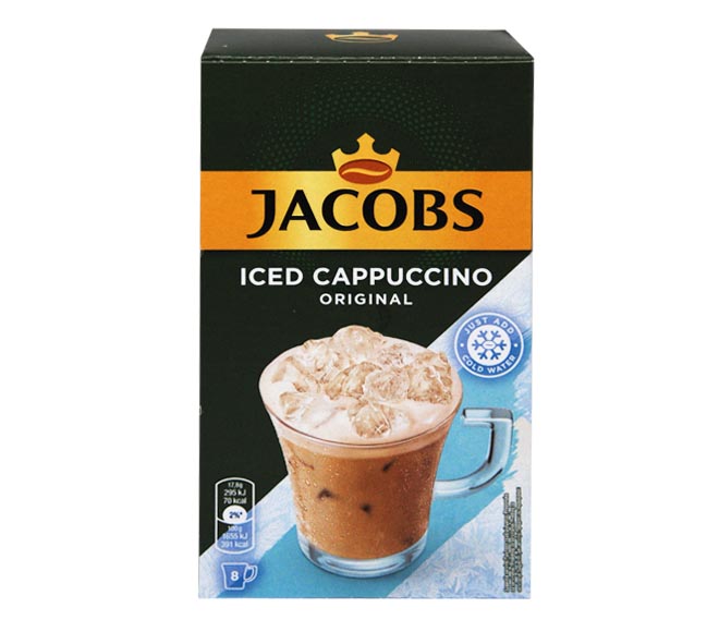 sachets JACOBS cappuccino iced original 8×17.8g 142.4g