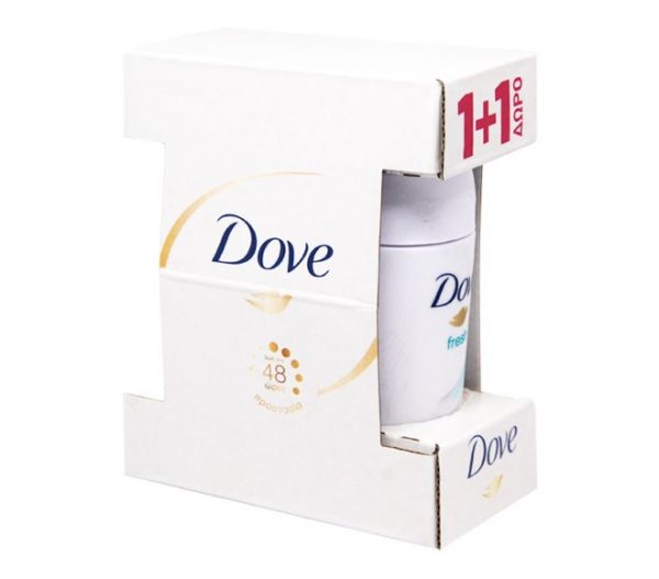 DOVE deodorant roll-on 50ml - Fresh (1+1 FREE)
