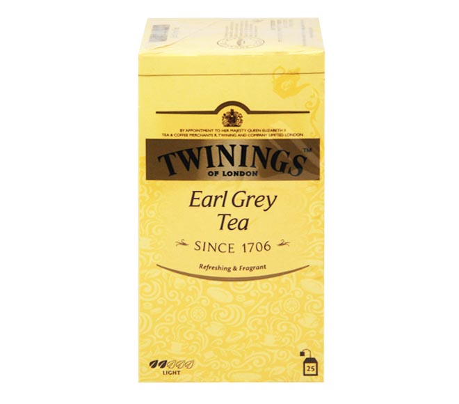 tea TWININGS earl grey (25pcs) 50g – light