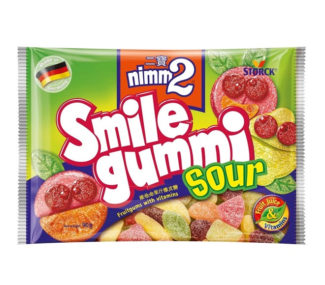 sweets STORCK SMILE GUMMI fruitgums 100g – Sour