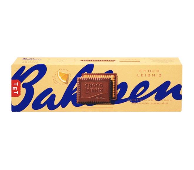 BAHLSEN biscuits 125g – milk chocolate orange