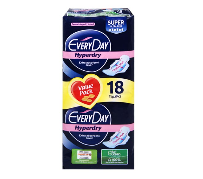 EVERY DAY hyperdry super ultra plus 18pcs