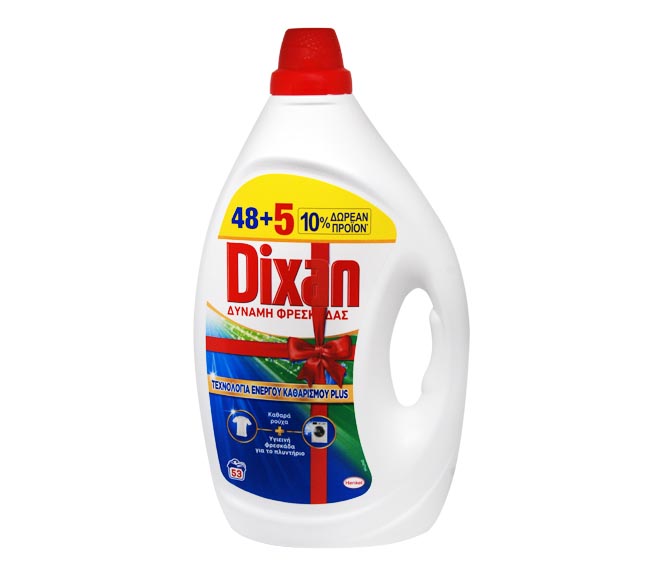 DIXAN Plus gel 53 (48+5 FREE) washes 2.385L