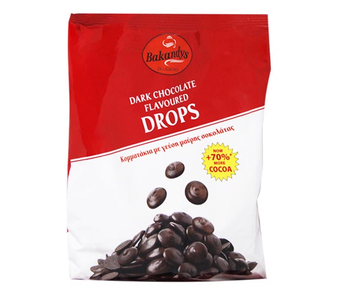 BAKANDYS dark chocolate drops 300g