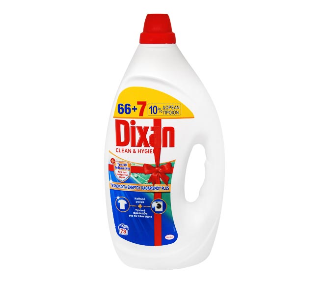 DIXAN Plus gel 73 (66+7) washes 3,285L – Clean & Hygiene