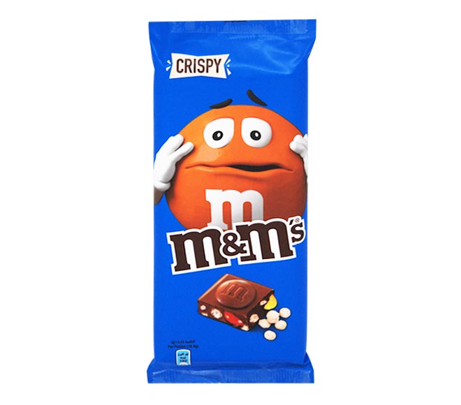M&Ms chocolate tablet 150g – Crispy