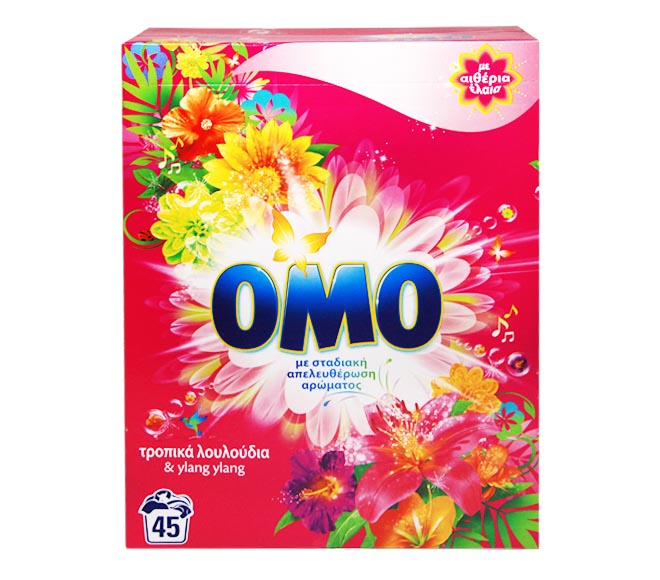 OMO powder Tropical Flowers and ylang ylang 2.52Kg 45 washes