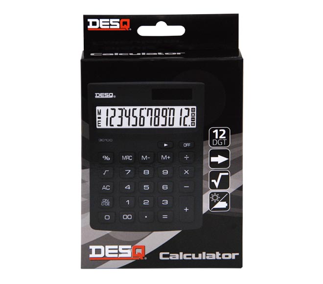 DESQ desktop calculator 12 digits