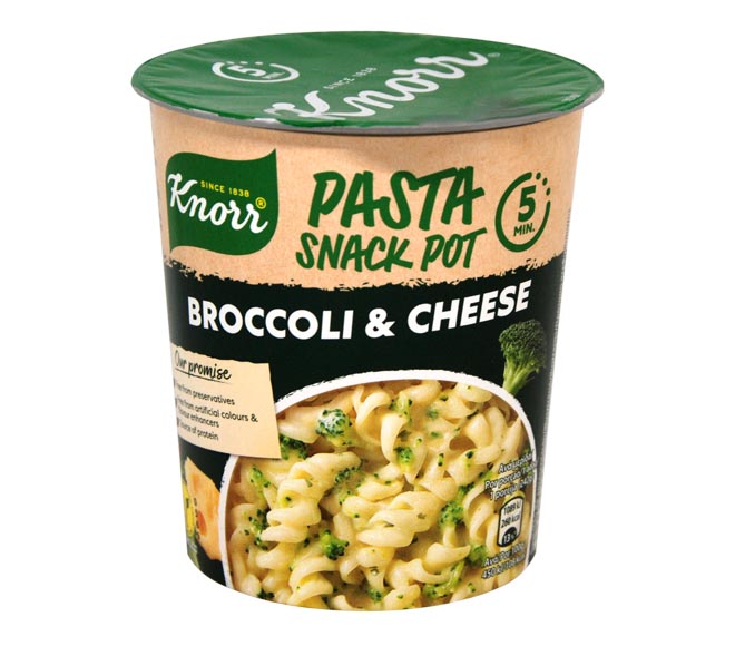 KNORR pasta snack pot 55g – Broccoli & Cheese