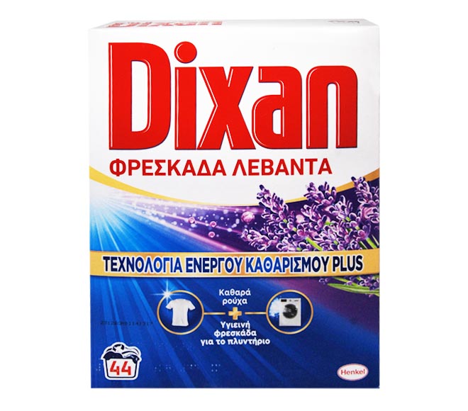 DIXAN powder plus active fresh 44 washes 2.2kg – Levander