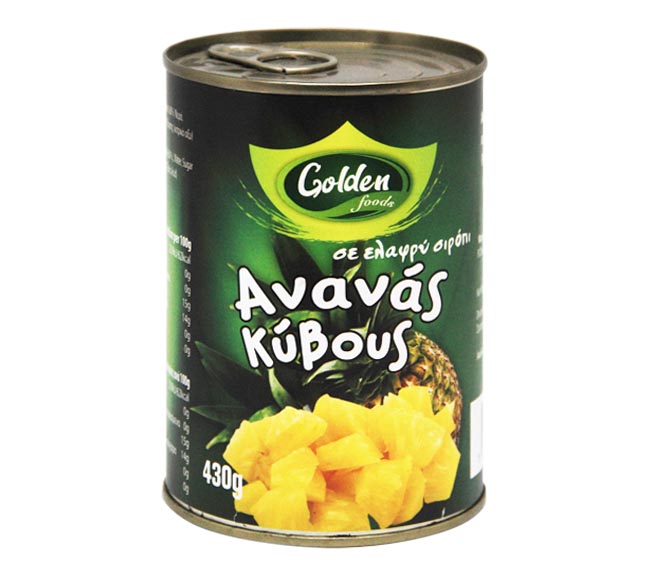 GOLDEN FOODS pineapple cubes (in light syrup) 430g