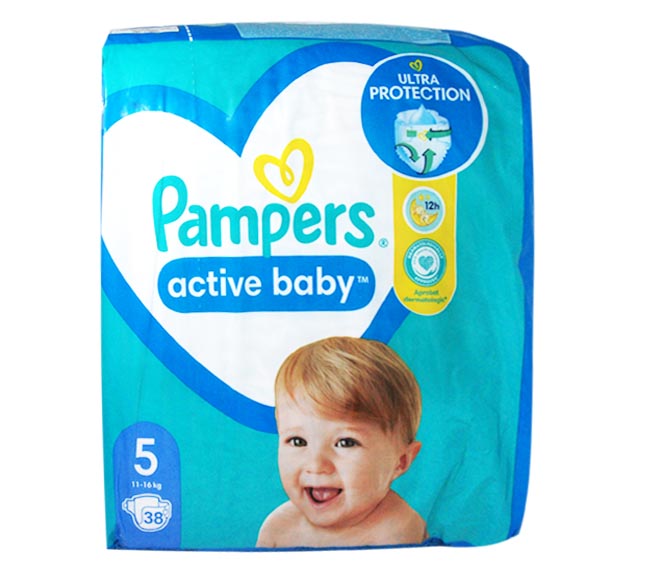 PAMPERS active baby S5 11-16Kg 38pcs