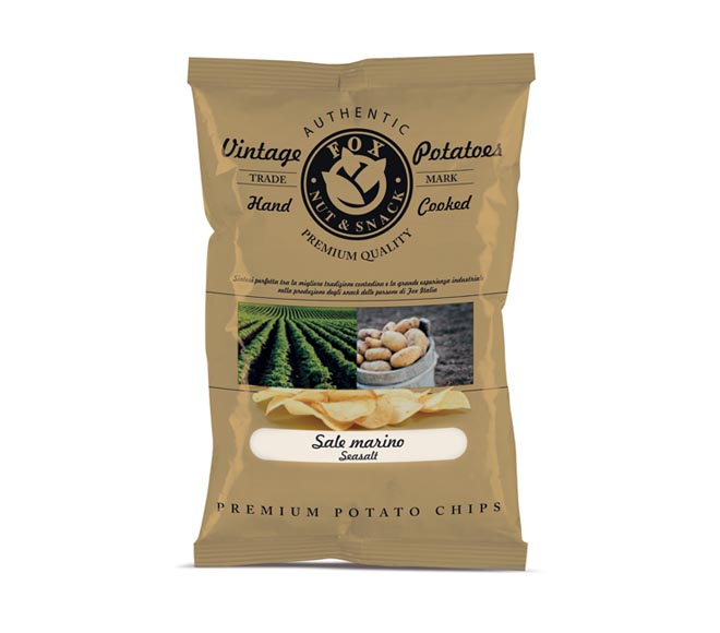 FOX Athentic Vintage Potatoes Chips 40g – Sea Salt