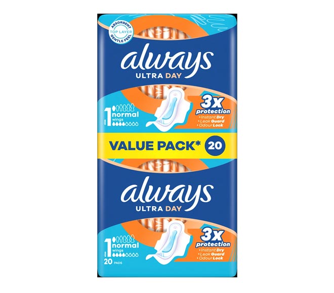 ALWAYS Ultra Day 20 pcs – Normal