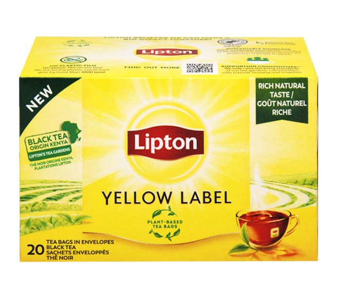 tea LIPTON yellow label (20pcs) 30g
