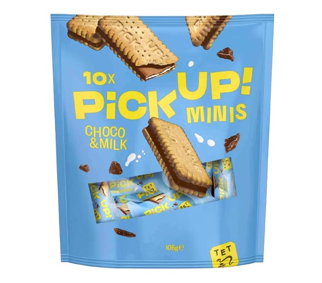 PICKUP mini choco biscuits 106g (6×10.6g) – Choco & Milk