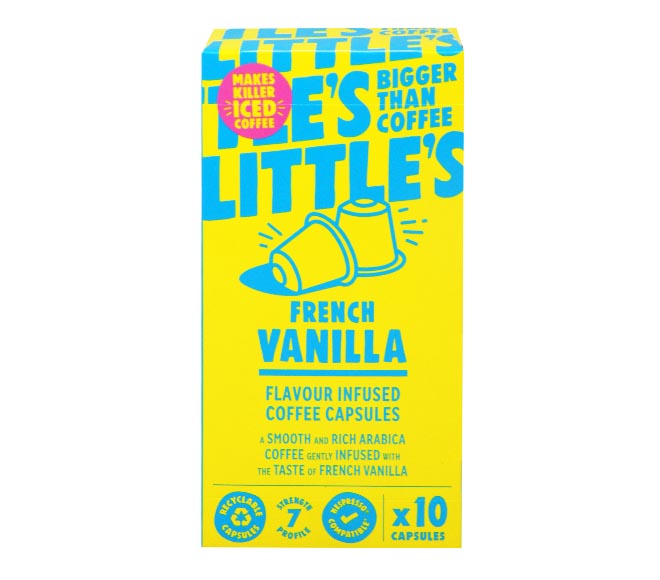 LITTLES nespresso compatible capsules 55g (10 caps) – French Vanilla