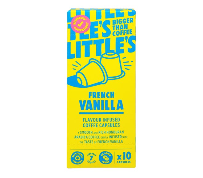 LITTLES nespresso compatible capsules 55g (10 caps) – French Vanilla
