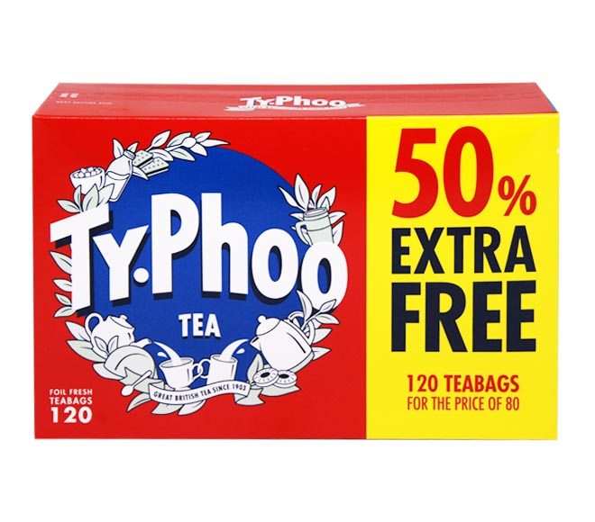 tea TYPHOO British 348g (50% EXTRA FREE)