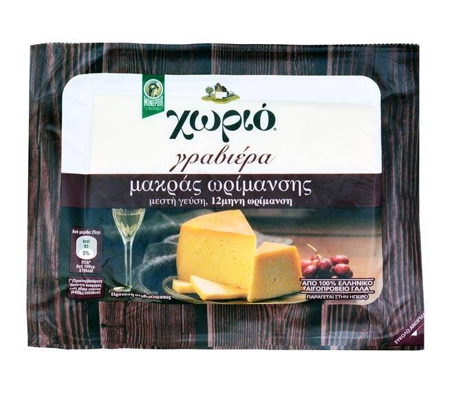 cheese MINERVA Horio Long Maturation Graviera 250g