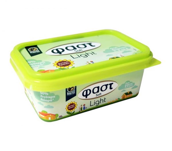 margarine MINERVA Fast Soft Light 220g - plant based