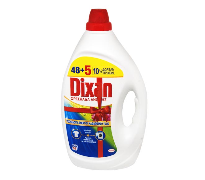 DIXAN Plus gel 53 (48+5 FREE) washes 2.385L – Spring Fresh