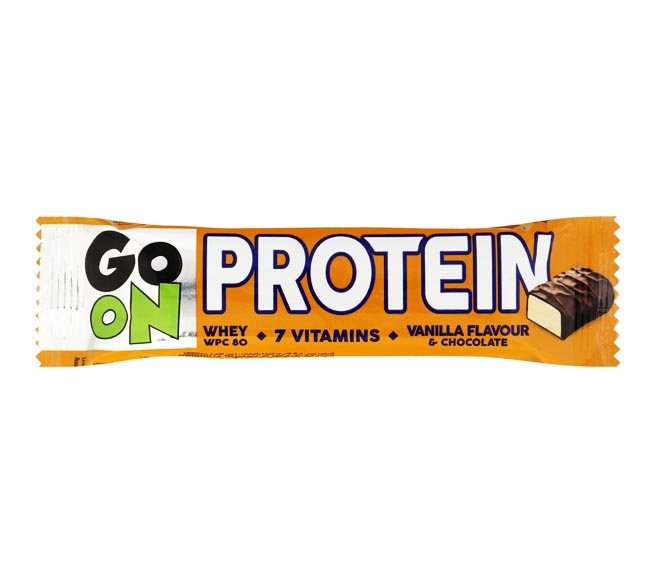 GO ON bar Protein 7 Vitamins 50g – Vanilla & Chocolate
