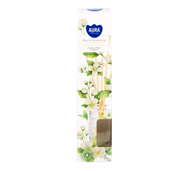 AURA Reed Diffuser 45ml – Blooming Jasmine